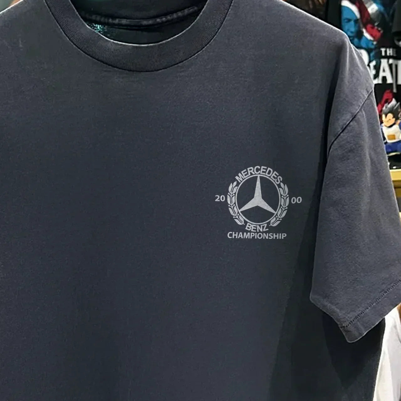 2000 MERCEDEZ BENZ CHAMPIONSHIP Y2K RARE WASHED BLACK T-SHIRT VIP