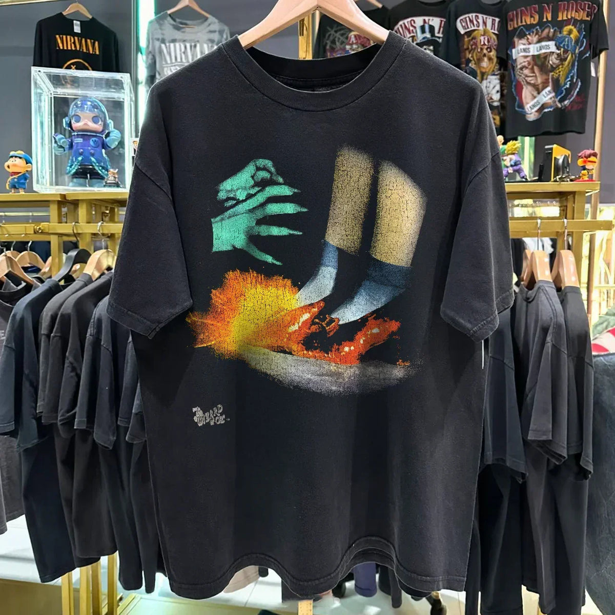 90'S I'LL GET YOU MY PRETTY VINTAGE WASHED BLACK T-SHIRT VIP