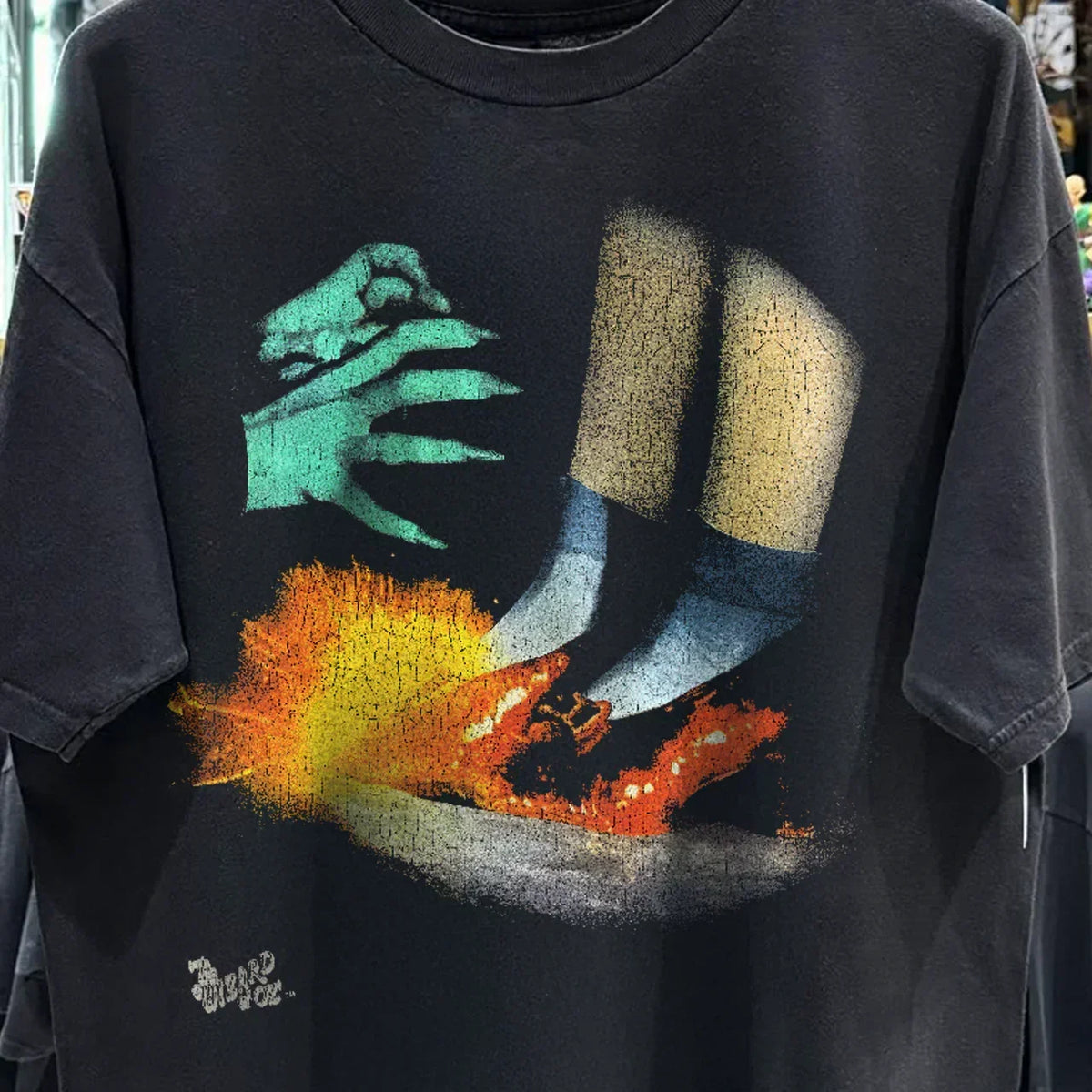 90'S I'LL GET YOU MY PRETTY VINTAGE WASHED BLACK T-SHIRT VIP