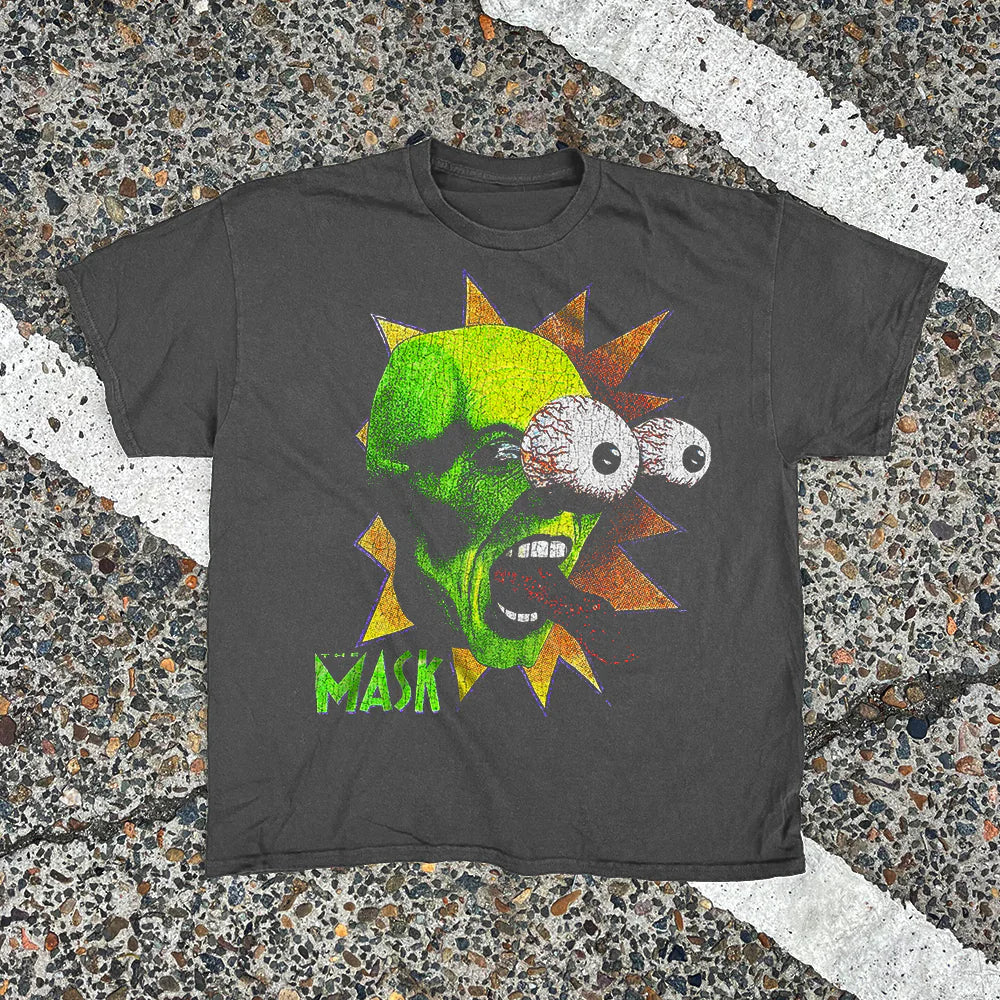 THE MASK 1994 PROMO - VINTAGE WASHED BLACK T-SHIRT VIP